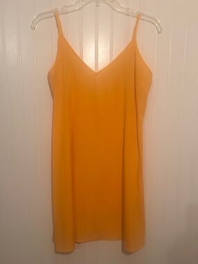 Yellow Spaghetti Strap Mini Sundress